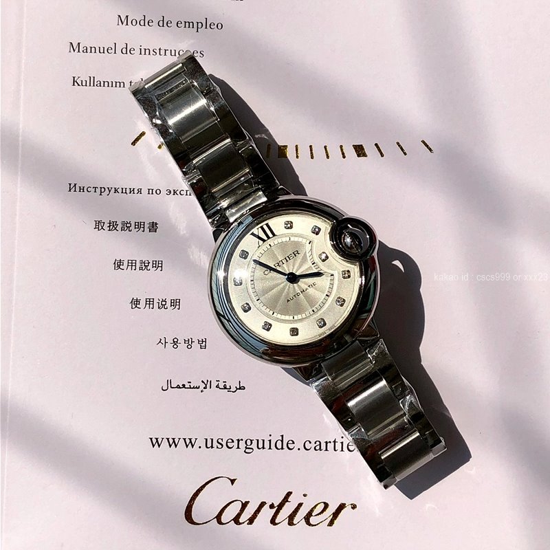 까르띠에 발롱블루 33mm 시계 레플리카 미러급 SA급 S급 고퀄리티 최상급 하이엔드 워치 [여성] 4