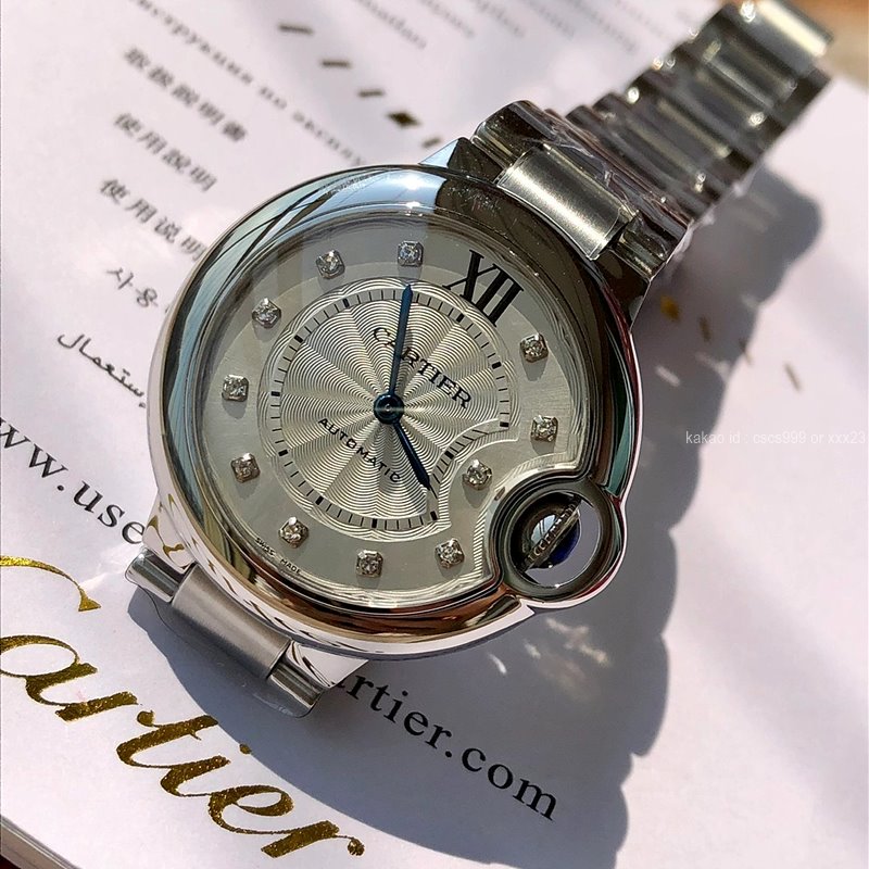 까르띠에 발롱블루 33mm 시계 레플리카 미러급 SA급 S급 고퀄리티 최상급 하이엔드 워치 [여성] 5