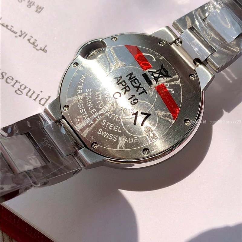 까르띠에 발롱블루 33mm 시계 레플리카 미러급 SA급 S급 고퀄리티 최상급 하이엔드 워치 [여성] 6