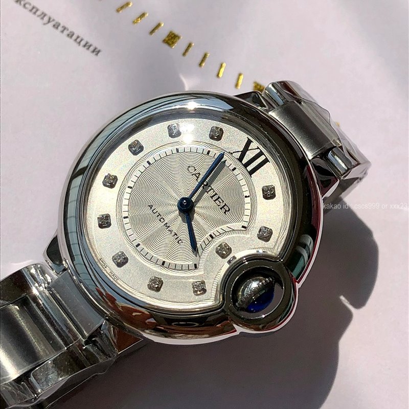 까르띠에 발롱블루 33mm 시계 레플리카 미러급 SA급 S급 고퀄리티 최상급 하이엔드 워치 [여성] 8