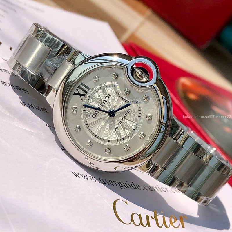 까르띠에 발롱블루 33mm 시계 레플리카 미러급 SA급 S급 고퀄리티 최상급 하이엔드 워치 [여성] 9