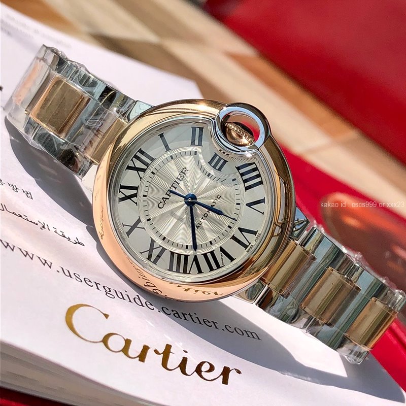 까르띠에 발롱블루 33mm 시계 레플리카 미러급 SA급 S급 고퀄리티 최상급 하이엔드 워치 [여성] 9