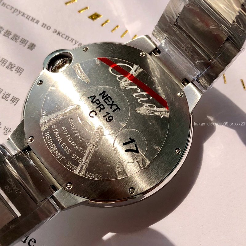 까르띠에 발롱블루 42mm 시계 레플리카 미러급 SA급 S급 고퀄리티 최상급 하이엔드 워치 [남성] 6