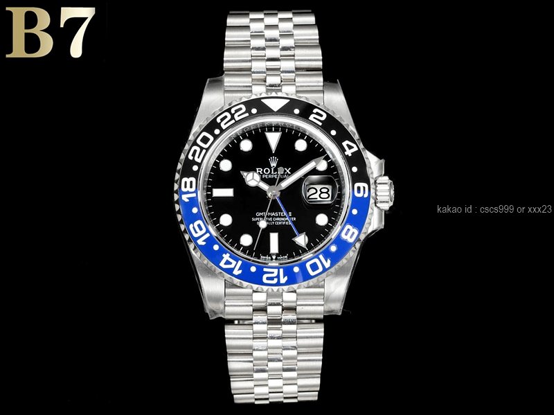 로렉스 GMT 마스터 (B7공장) 시계 레플리카 미러급 SA급 S급 고퀄리티 최상급 하이엔드 롤렉스 워치 [남성]