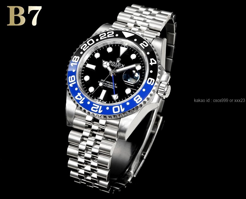 로렉스 GMT 마스터 (B7공장) 시계 레플리카 미러급 SA급 S급 고퀄리티 최상급 하이엔드 롤렉스 워치 [남성] 5