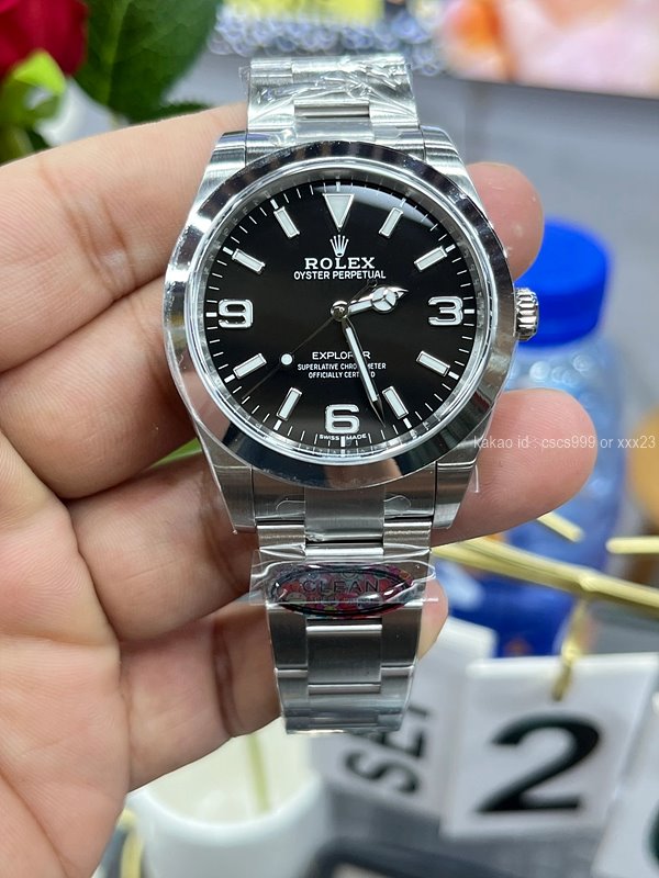 로렉스 익스플로러 1 (C공장) 시계 레플리카 미러급 SA급 S급 고퀄리티 최상급 하이엔드 롤렉스 워치 [남성] - thebest 2