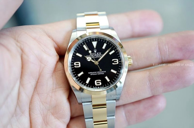 로렉스 익스플로러 1 시계 레플리카 미러급 SA급 S급 고퀄리티 최상급 하이엔드 롤렉스 워치 [남성] 5