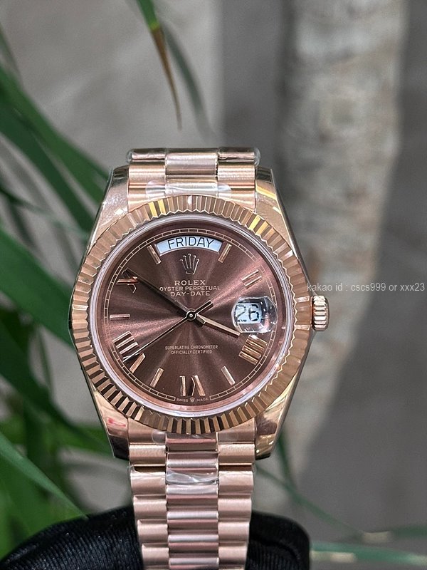 로렉스 데이데이트 40mm 시계 레플리카 미러급 SA급 S급 고퀄리티 최상급 하이엔드 롤렉스 워치 [남성] 2