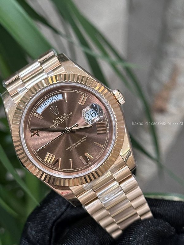 로렉스 데이데이트 40mm 시계 레플리카 미러급 SA급 S급 고퀄리티 최상급 하이엔드 롤렉스 워치 [남성] 4
