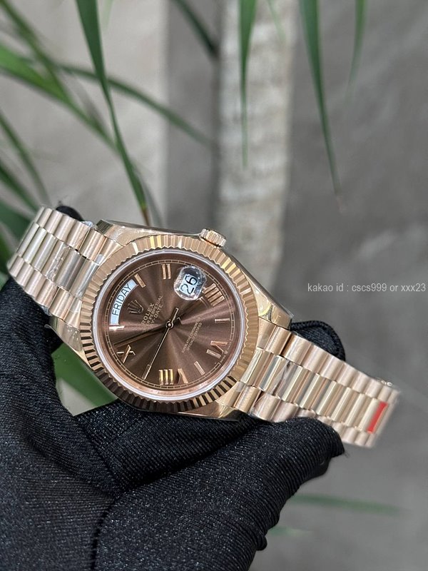 로렉스 데이데이트 40mm 시계 레플리카 미러급 SA급 S급 고퀄리티 최상급 하이엔드 롤렉스 워치 [남성] 5