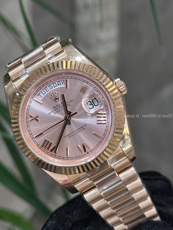 로렉스 데이데이트 40mm 시계 레플리카 미러급 SA급 S급 고퀄리티 최상급 하이엔드 롤렉스 워치 [남성] - best 3