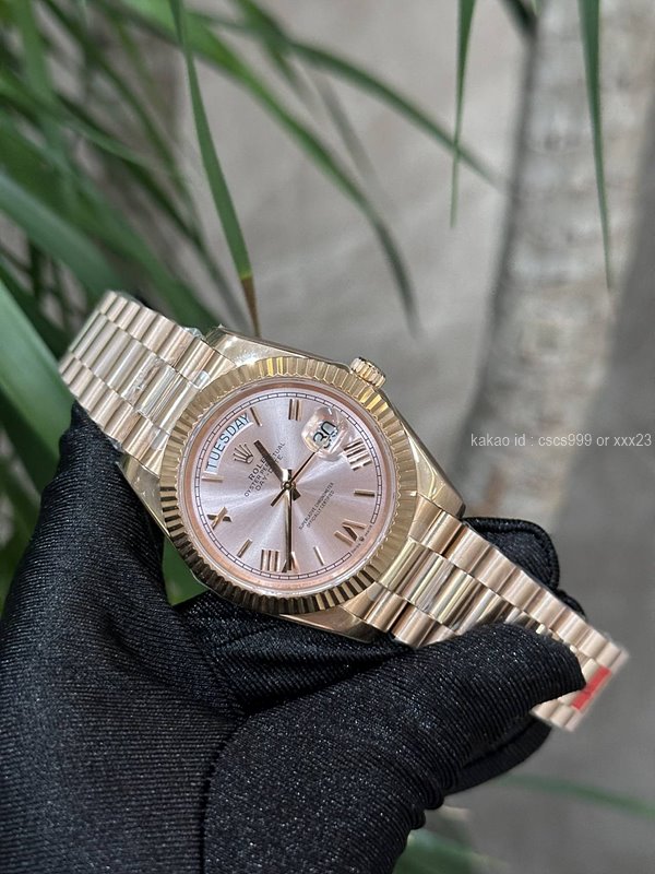 로렉스 데이데이트 40mm 시계 레플리카 미러급 SA급 S급 고퀄리티 최상급 하이엔드 롤렉스 워치 [남성] - best 5