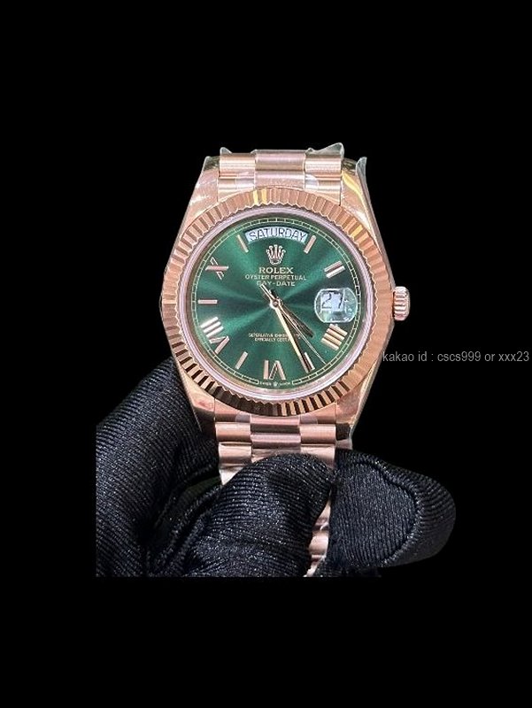 로렉스 데이데이트 40mm 시계 레플리카 미러급 SA급 S급 고퀄리티 최상급 하이엔드 롤렉스 워치 [남성]