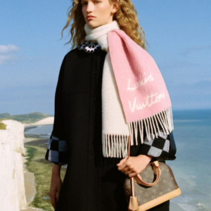 루이비통 모노그램 양색 스카프 핑크 화이트 면양털 58% 42%알파카 레플리카 미러급 SA급 S급 고퀄리티 최상급 하이엔드 [남성여성공용]