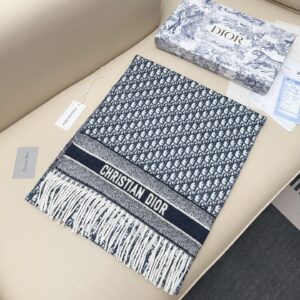 디올 오블리크 자카드 캐시미어 스카프 블루 레플리카 미러급 SA급 S급 고퀄리티 최상급 하이엔드 [남성여성공용]