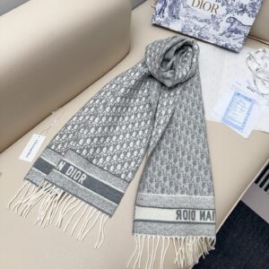 디올 오블리크 자카드 캐시미어 스카프 그레이 레플리카 미러급 SA급 S급 고퀄리티 최상급 하이엔드 악세사리 [남성여성공용]