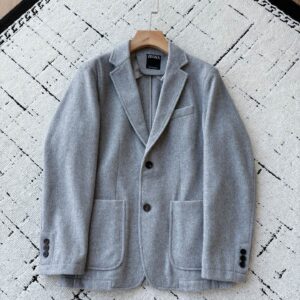 제냐 ZEGNA 캐쥬얼 캐시미어 양복 자켓 그레이 레플리카 미러급 SA급 S급 고퀄리티 하이엔드 최상급 의류 [남성]