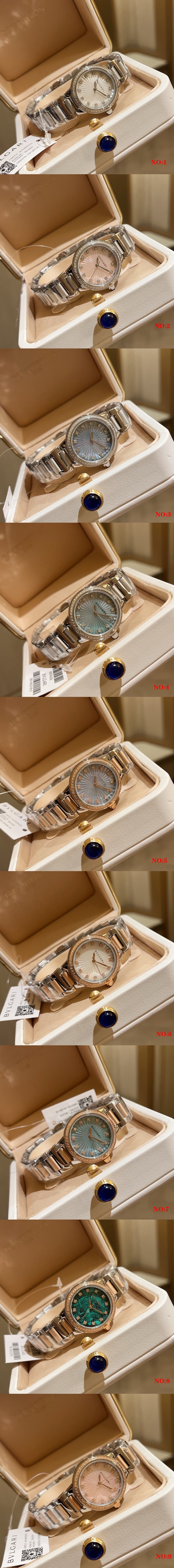 불가리 루시아 여성용시계 스위스 쿼츠 쥬얼리 셋팅 시계 (2 color) 레플리카 미러급 SA급 S급 고퀄리티 워치 [여성] 4