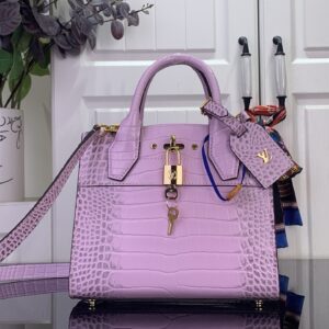 루이비통 LV 시티 스티머 미니백 M95846 라이트 퍼플 악어무늬 레플리카 미러급 SA급 S급 고퀄리티 최상급 하이엔드 가방 [여성]
