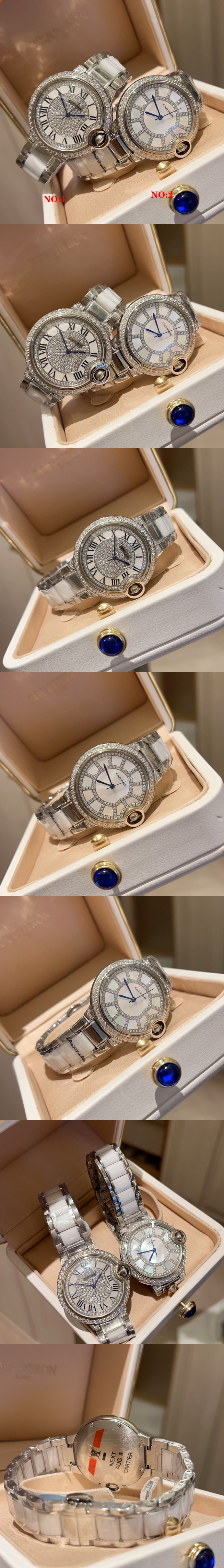 까르띠에 발롱블루 쿼츠 화이트 실버다이얼 car1194 시계 레플리카 미러급 SA급 S급 고퀄리티 워치 [남성여성공용] 2