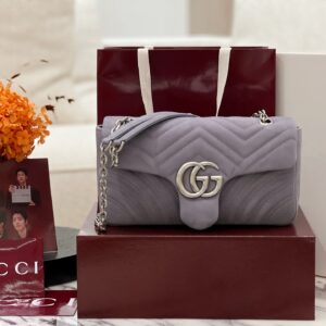 구찌 GG 마몽 미디엄 숄더백 스웨이드 라이트 퍼플 837267 레플리카 미러급 SA급 S급 고퀄리티 최상급 하이엔드 가방 [여성]