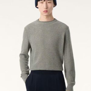 로로피아나 시티 풀 순색 캐시미어 니트 그레이 레플리카 미러급 SA급 S급 고퀄리티 하이엔드 최상급 의류 [남성]