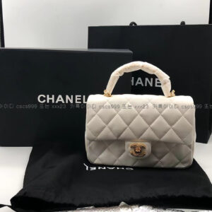 2024.03.03_[조*진 고객님 검수] 샤넬 레플리카 가방 램스킨 골드메탈 스몰 플랩 백 AS4023