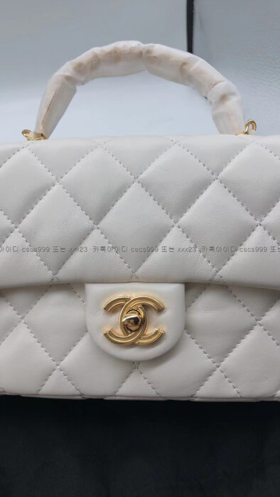 2024.03.03_[조*진 고객님 검수] 샤넬 레플리카 가방 램스킨 골드메탈 스몰 플랩 백 AS4023 5