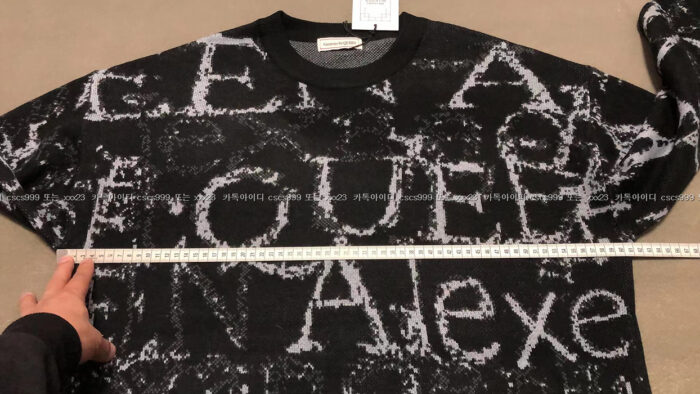 2023.11.16_[양ㅇ진 고객님 검수] 알렉산더맥퀸 레플리카 맨투맨 5