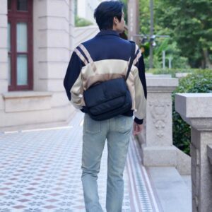 생로랑 에코닐 소재의 NIKI 메신저 백 블랙 757146 레플리카 미러급 SA급 S급 고퀄리티 최상급 하이엔드 가방 [남성여성공용]