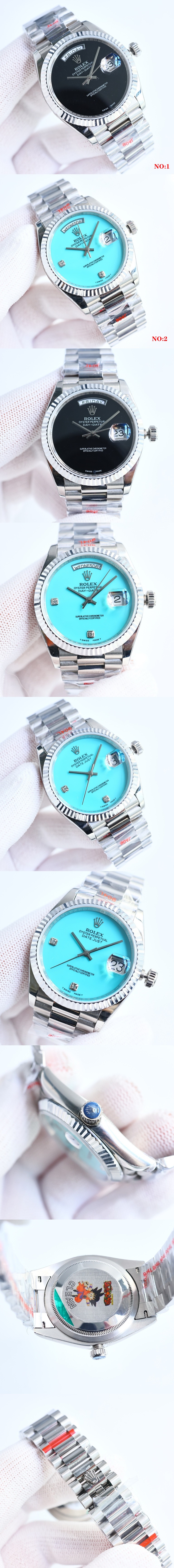 로렉스 데이져스트 오토매틱 3235무브 큐빅 시계 레플리카 미러급 SA급 S급 고퀄리티 워치 [남성] 2