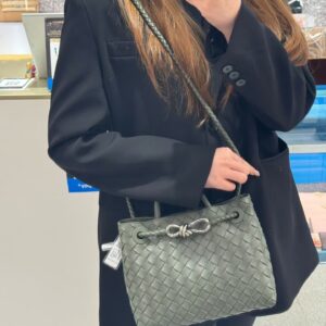 보테가베네타 스몰 안디아모 743568 은장 회녹색 레플리카 미러급 SA급 S급 고퀄리티 최상급 하이엔드 가방 [여성]