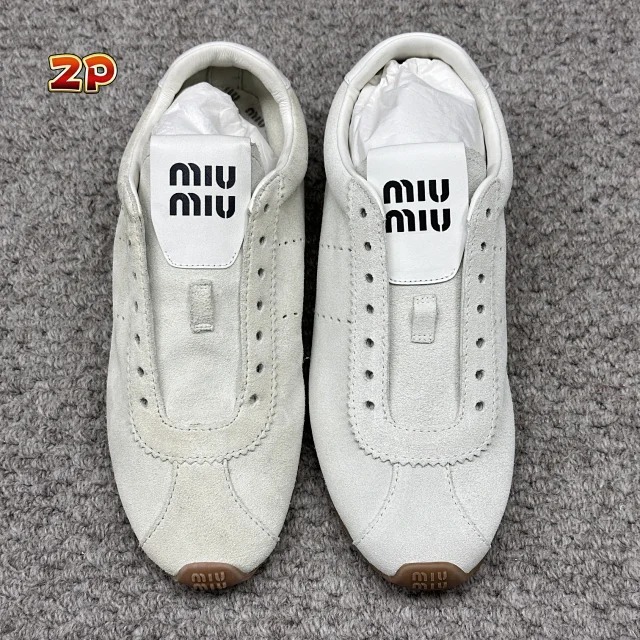 미우미우 스웨이드 스니커즈 4컬러 레플리카 미러급 SA급 S급 고퀄리티 최상급 하이엔드 신발 [여성] 2