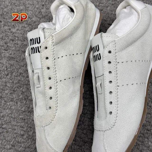 미우미우 스웨이드 스니커즈 4컬러 레플리카 미러급 SA급 S급 고퀄리티 최상급 하이엔드 신발 [여성] 6