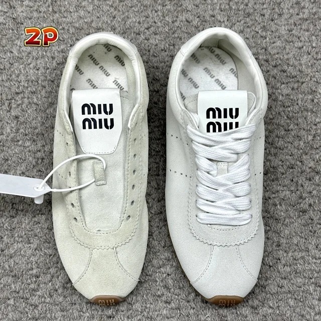 미우미우 스웨이드 스니커즈 4컬러 레플리카 미러급 SA급 S급 고퀄리티 최상급 하이엔드 신발 [여성] 3
