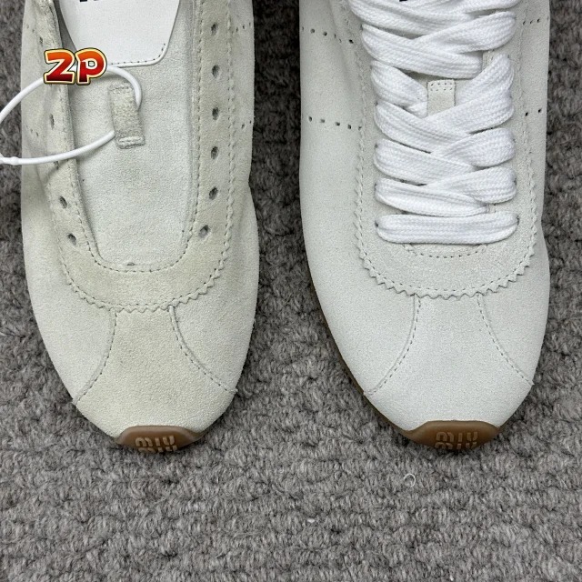 미우미우 스웨이드 스니커즈 4컬러 레플리카 미러급 SA급 S급 고퀄리티 최상급 하이엔드 신발 [여성] 15