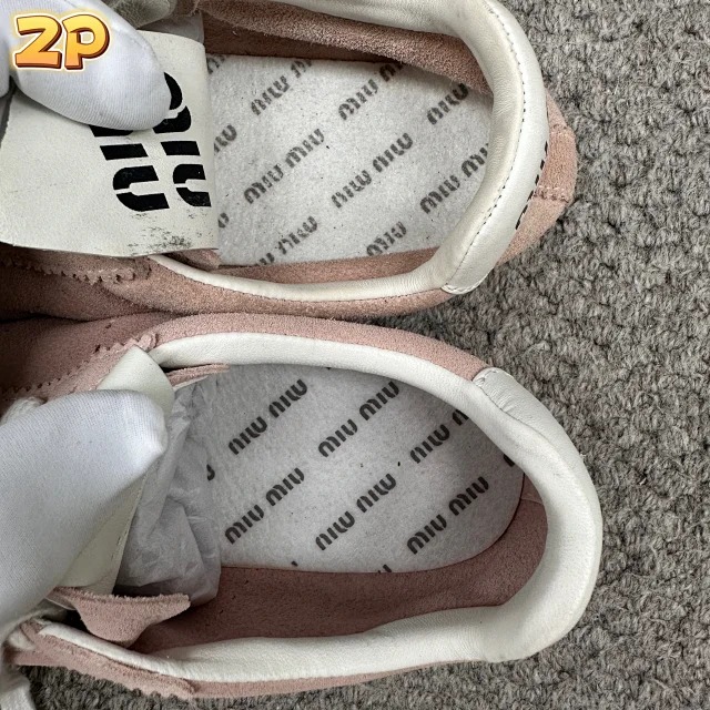 미우미우 스웨이드 스니커즈 4컬러 레플리카 미러급 SA급 S급 고퀄리티 최상급 하이엔드 신발 [여성] 33