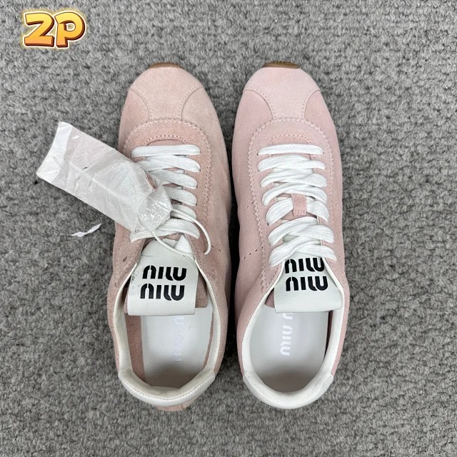 미우미우 스웨이드 스니커즈 4컬러 레플리카 미러급 SA급 S급 고퀄리티 최상급 하이엔드 신발 [여성] 29