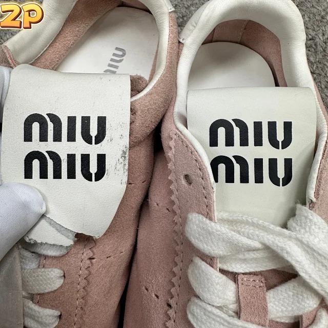 미우미우 스웨이드 스니커즈 4컬러 레플리카 미러급 SA급 S급 고퀄리티 최상급 하이엔드 신발 [여성] 34
