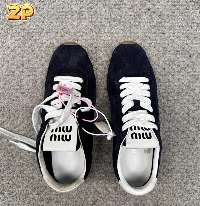 미우미우 스웨이드 스니커즈 4컬러 레플리카 미러급 SA급 S급 고퀄리티 최상급 하이엔드 신발 [여성] 44