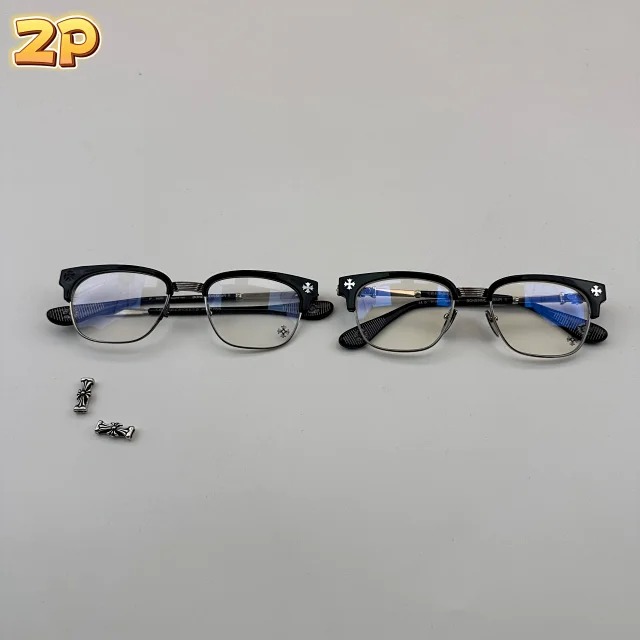 크롬하츠 보넨노이슈어 2 블랙 브러쉬드 실버 안경 레플리카 미러급 SA급 S급 고퀄리티 최상급 하이엔드 악세사리 [남성여성공용] 5