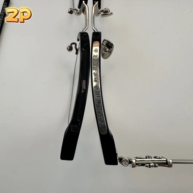 크롬하츠 보넨노이슈어 2 블랙 브러쉬드 실버 안경 레플리카 미러급 SA급 S급 고퀄리티 최상급 하이엔드 악세사리 [남성여성공용] 9