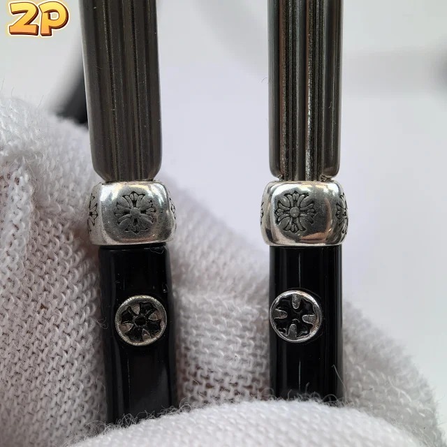 크롬하츠 보넨노이슈어 2 블랙 브러쉬드 실버 안경 레플리카 미러급 SA급 S급 고퀄리티 최상급 하이엔드 악세사리 [남성여성공용] 18