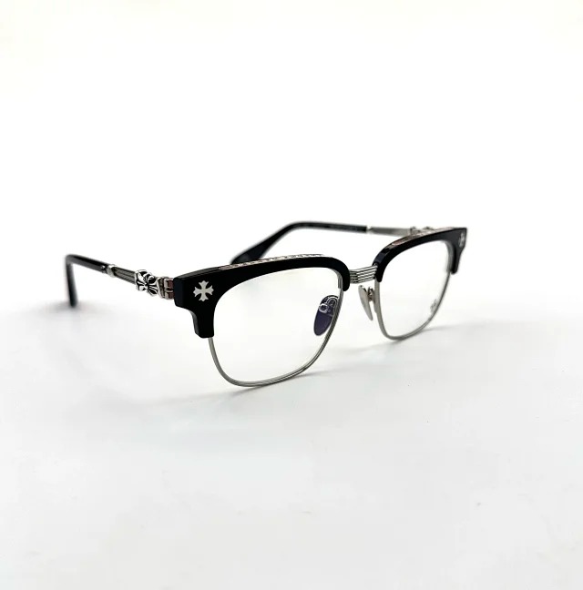 크롬하츠 보넨노이슈어 2 블랙 브러쉬드 실버 안경 레플리카 미러급 SA급 S급 고퀄리티 최상급 하이엔드 악세사리 [남성여성공용] 24