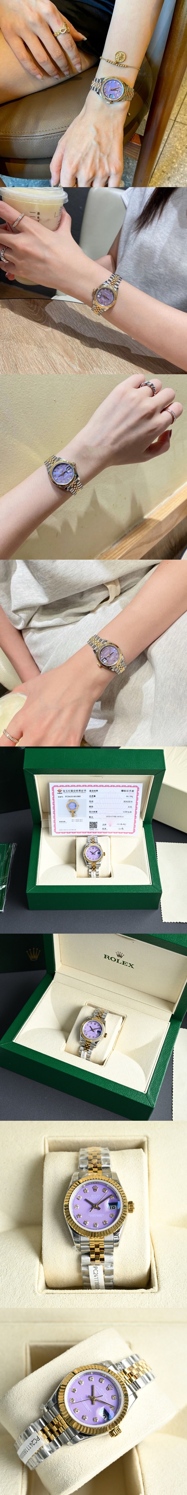 로렉스 데이져스트 오토매틱 ETA-2688 시계 레플리카 미러급 SA급 S급 고퀄리티 롤렉스 워치 [여성] 2