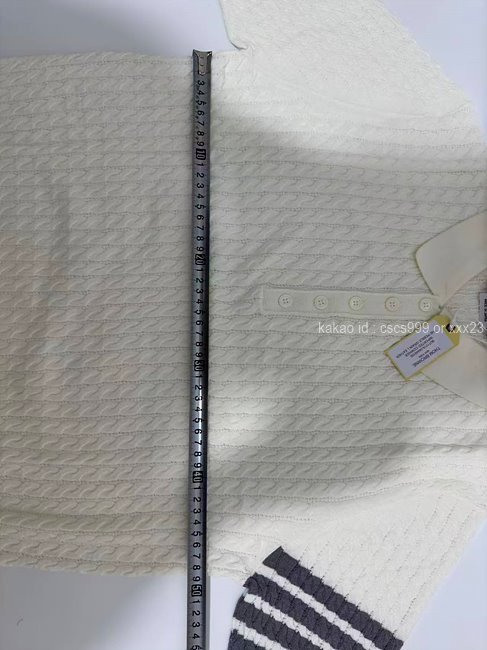 2025.09.11_[김ㅇㅇ 고객님 주문제품 검수사진] 톰브라운 반팔 카라 니트티셔츠 레플리카 미러급 SA급 S급 고퀄리티 하이엔드 최상급  9