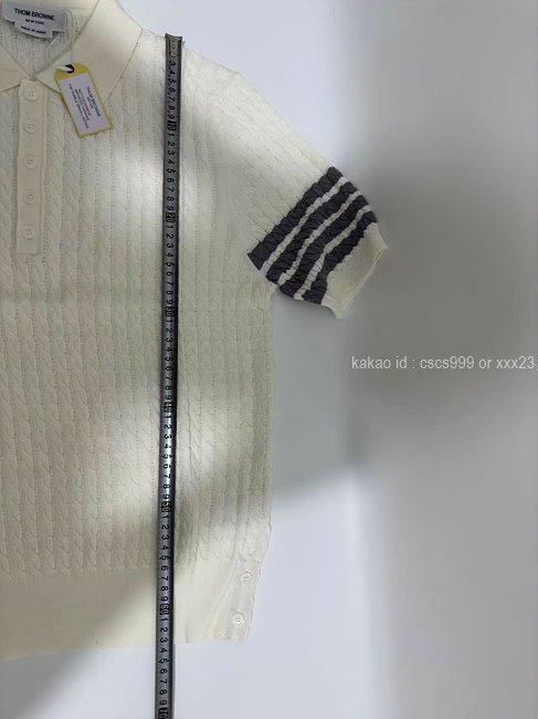 2025.09.11_[김ㅇㅇ 고객님 주문제품 검수사진] 톰브라운 반팔 카라 니트티셔츠 레플리카 미러급 SA급 S급 고퀄리티 하이엔드 최상급  10