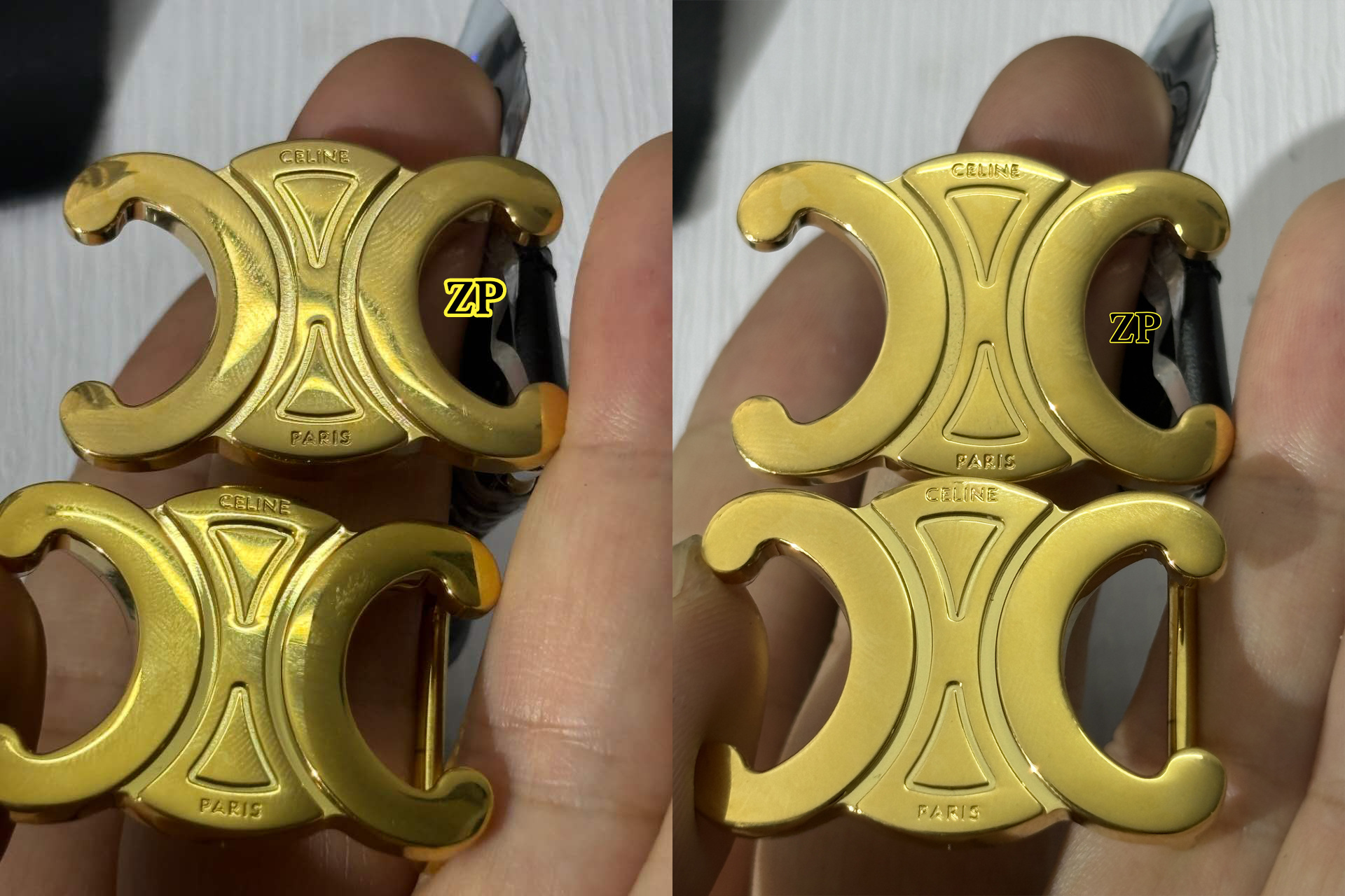 셀린느 트리옹프 벨트 레더 블랙 1.8cm 레플리카 미러급 SA급 S급 고퀄리티 최상급 하이엔드 [남성여성공용] 4