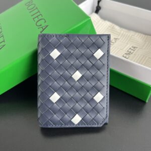 보테가베네타 인트레치아토 피콜로 플랩 카드 케이스 카드지갑 아비스 화이트 796964 레플리카 미러급 SA급 S급 고퀄리티 최상급 하이엔드 지갑 [남성여성공용]