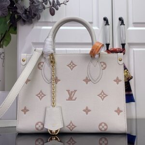 루이비통 온더고 스몰 M28313 아이보리 다크 핑크 레플리카 미러급 SA급 S급 고퀄리티 최상급 하이엔드 가방 [여성]